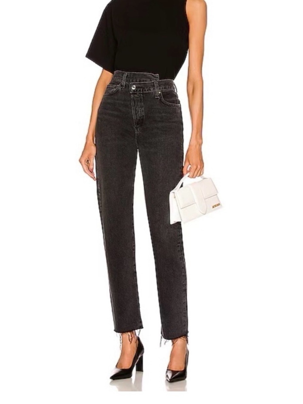AGOLDE Criss Cross Jeans - Black